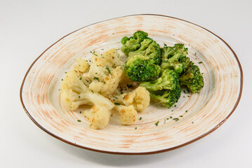 broccoli and cauliflower