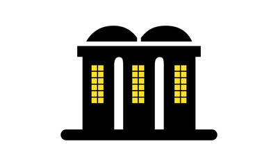 building skyscraper logo illustration