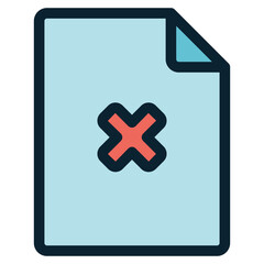 Obraz premium file corrupt icon