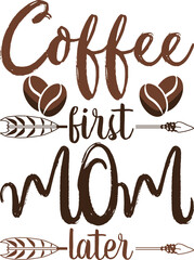 Coffee T-shirt Design, Coffee SVG T-shirt Design