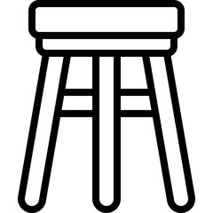 Bar Stool Icon