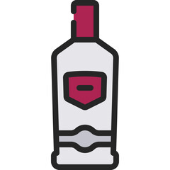 Spirit Drink Bottle Icon