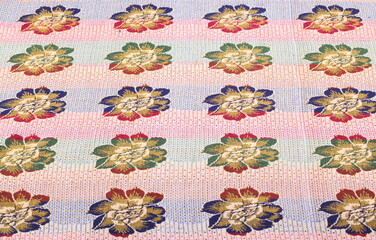 Flower textile pattern in thai style