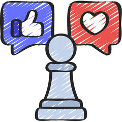 Social Media Strategy Icon