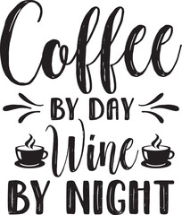 Coffee T-shirt Design, Coffee SVG T-shirt Design