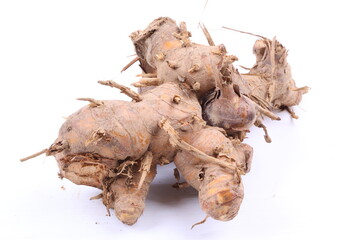 galangal on white background