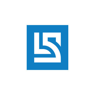 Alphabet letters icon logo LS or SL, vector illustration
