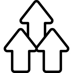 Growth Arrows Icon