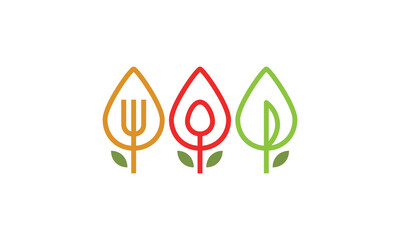 food vector logo design