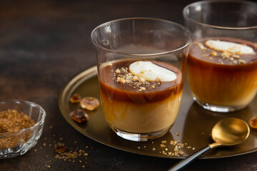 Butterscotch Budino dessert