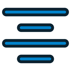 Obraz premium center text icon