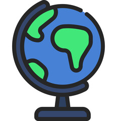 Geography Globe Icon
