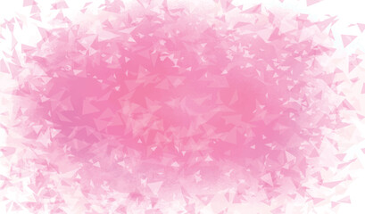 ピンクのキラキラ三角イラスト背景素材　16：9