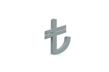 Obraz premium Turkish lira symbol