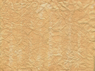 Old crumpled paper texture background