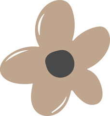 Dasiy Flower Hand Drawn Clipart