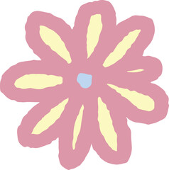 Dasiy Flower Hand Drawn Clipart
