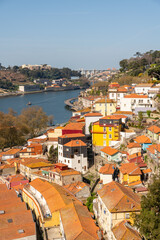 Vue sur le Douro de Porto, Portugal