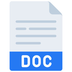 Fototapeta premium Doc Icon