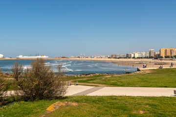 Fototapeta premium Plage de Matosinhos, Porto, Portugal