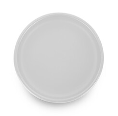 empty plate isolated on white background