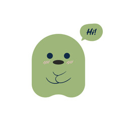 Monster Flat Cute Design