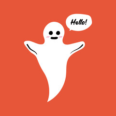 Halloween Ghost Cute Design