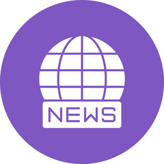 Logotype Multicolor Circle Glyph Inverted Icon