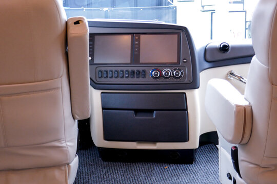 RV Motorhome Dashboard Infotainment Center