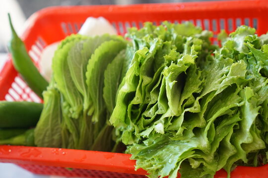 Meat and delicious wrapped vegetables