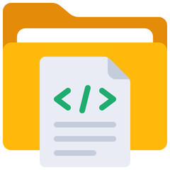 Code File Folder Icon