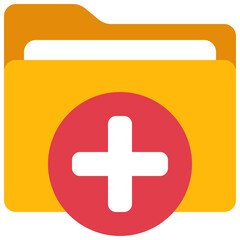 Fototapeta premium Health Folder Icon