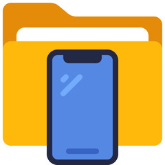 Mobile Phone Folder Icon