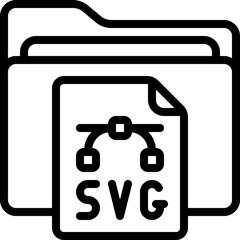 SVG File Folder Icon