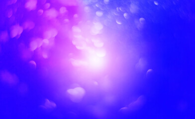 sfondo digitale con effetti bokeh e parte centrale più luminosa utile come fondale viola rosato