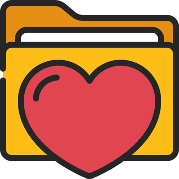 Heart Like Folder Icon