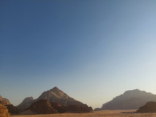 Fototapeta na wymiar mountains in the desert
