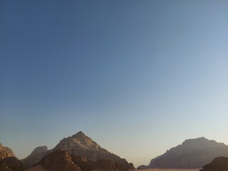 sunset in the mountains