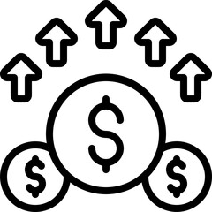 Financial Increase Icon