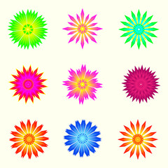 Hello seasonal festival ornate flower blossom decoration abstract background graphic design vector illustration