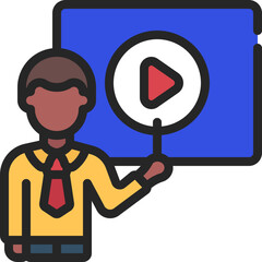 Video Course Instructor Icon