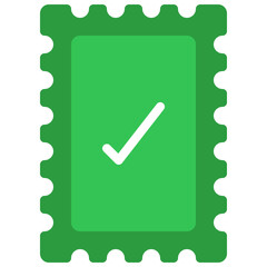 Stamp Tick Icon