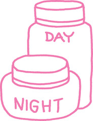 Beauty Women Line Cosmatic Makeup