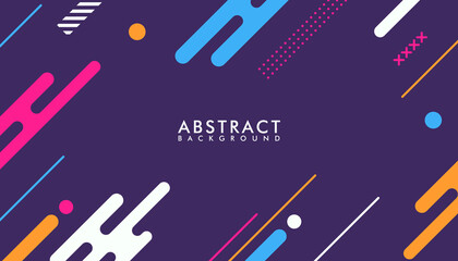 Abstract geometric background with colorful