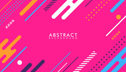 Abstract geometric background with colorful
