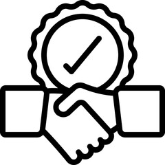 Handshake Approval Icon