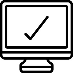Approved Computer Icon
