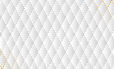 Fototapeta premium White geometric background template design
