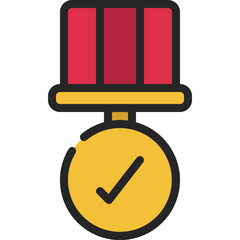 Tick Medal Icon