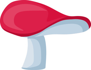 Syroezhka mushroom. Vector cartoon illustration